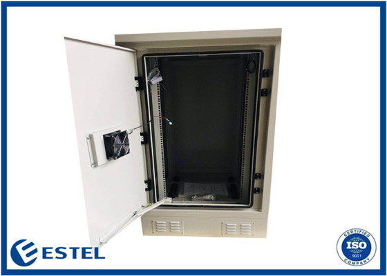 Cabinet électrique extérieur en acier galvanisé d'IP55 20U 720x720x1300mm