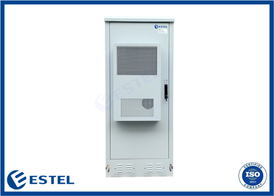Échangeur de chaleur extérieur imperméable du climatiseur 150W/K des portes 1500W de pouce deux du Cabinet 32U 19 des télécom IP55