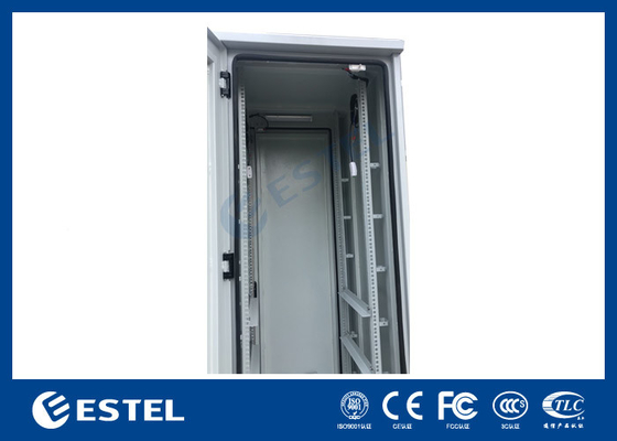 2.5mm Aluminium Cabinet extérieur de télécommunications 43U Equipement de boîtiers avec LED