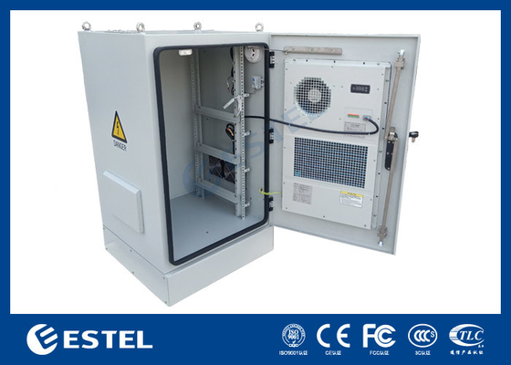 SGCC Cabinet de télécommunications extérieur à deux murs avec climatiseur et ventilateur 48VDC