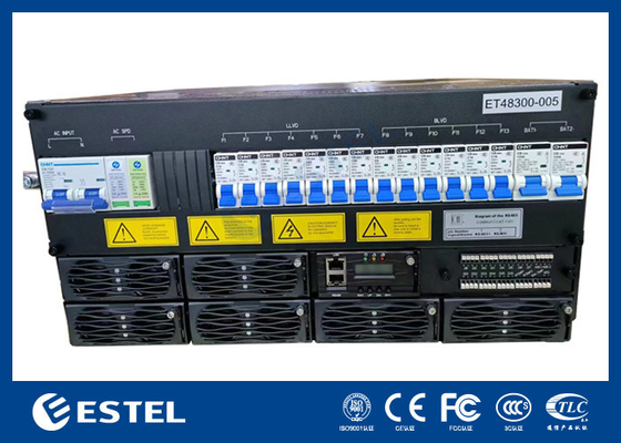 Système d'alimentation à rectificateur de capacité de 18 kW avec distribution d'énergie et fonction de moniteur de batterie