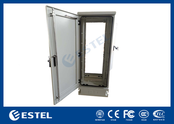 IP65 Armoire de télécommunications extérieure Plaque en aluminium avec double porte Ventilation naturelle