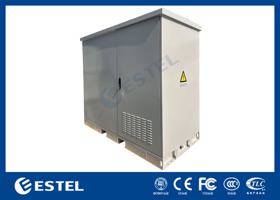 Armoire de distribution d'énergie industrielle trois compartiments pour abris extérieurs intégrés avec batterie
