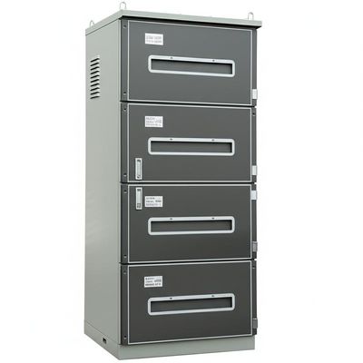 Coffret de télécommunications extérieur pour communication, porte double couche et 3 compartiments ≤95% d'humidité relative à 40°C