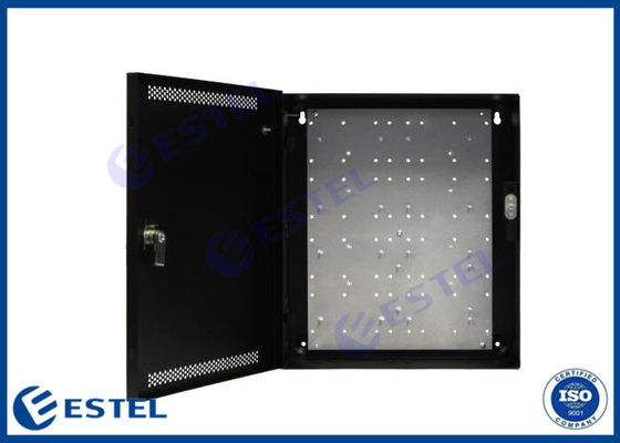 Cabinet fixé au mur extérieur noir d'ISO9001 IP55