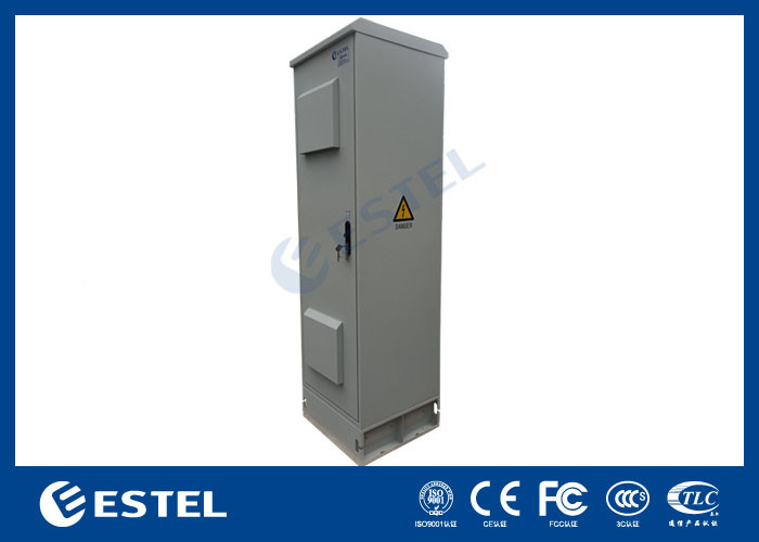 ET6060217A-42U Armoire de communication extérieure 19 pouces Armoire avec ventilateur porte double IP55