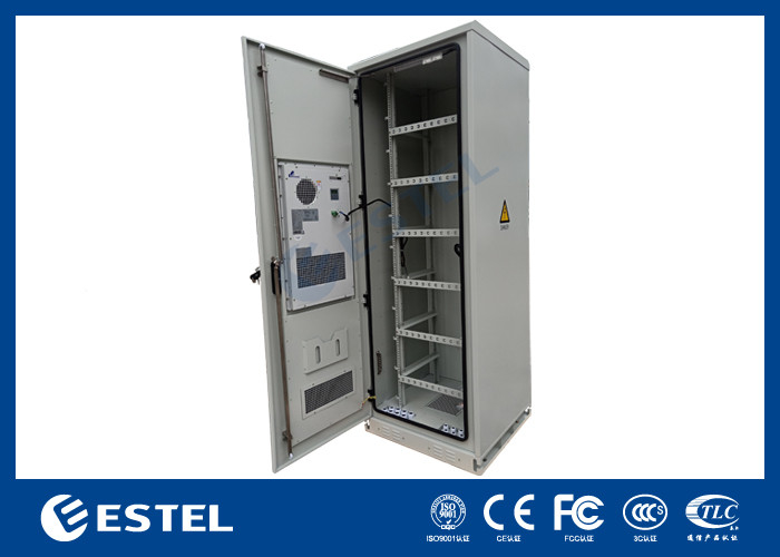 Armoire à sol extérieur 19 pouces Rack 45U espace utilisateur avec boîtier de climatisation